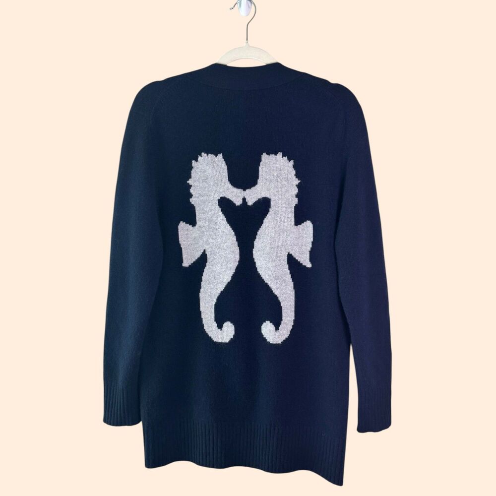 Seaton Cashmere Seahorse Cardigan